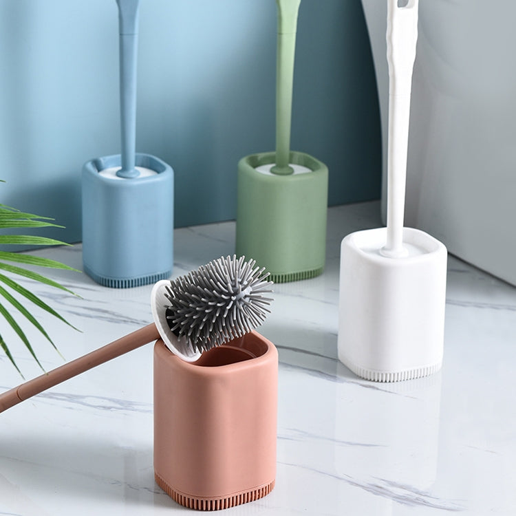 Simple Home Furnishing Without Dead Ends Soft Handle Wall-mounted Toilet Brush