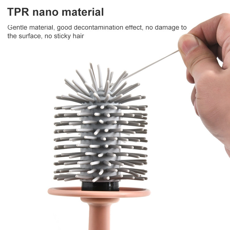 Simple Home Furnishing Without Dead Ends Soft Handle Wall-mounted Toilet Brush