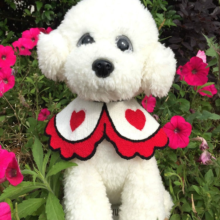 2 PCS Hand Woven Pet Saliva Towel, Size:L 35~40cm