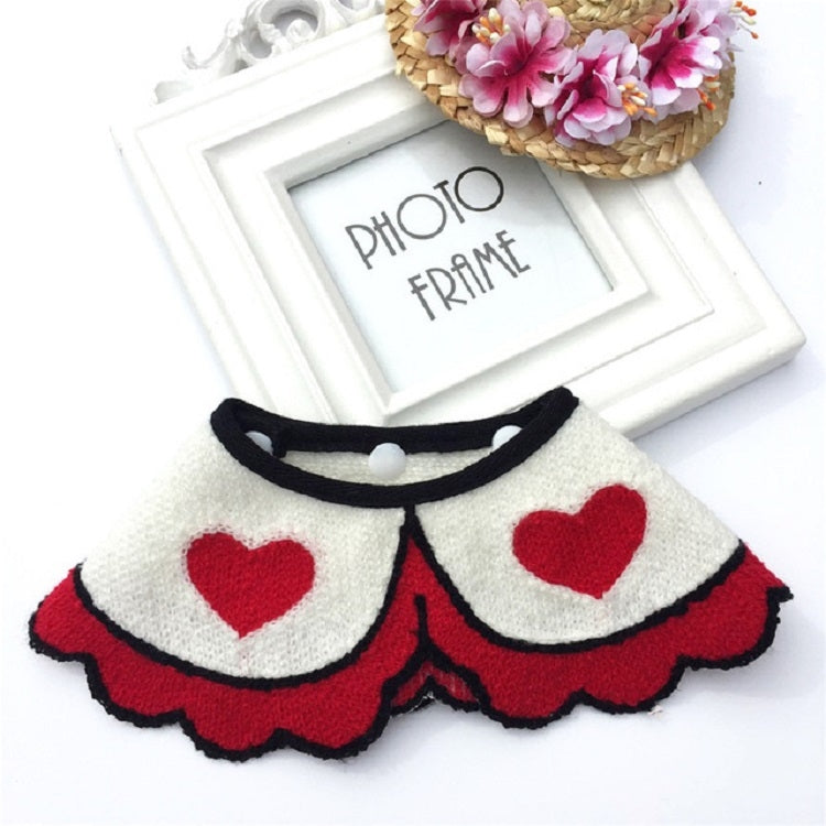 2 PCS Hand Woven Pet Saliva Towel, Size:L 35~40cm