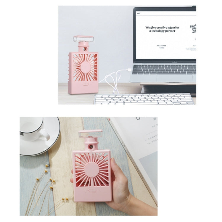 Spray Water Replenisher Cooler Humidifier Fan USB Charging Mini Air Conditioning Fan