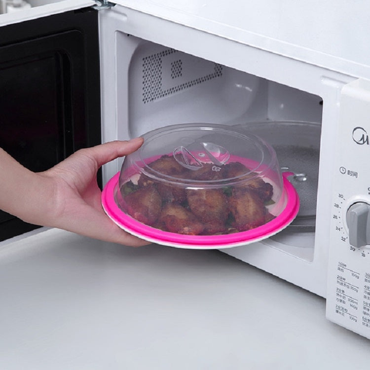 10 PCS Stackable Round Fresh-keeping Lid Sealed Dishes for Kitchen(Red)