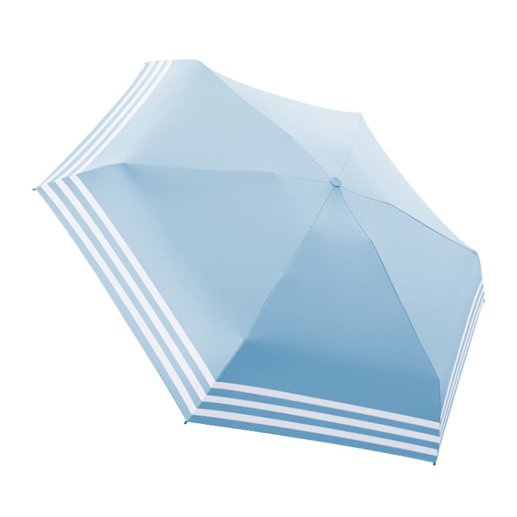 Vinyl 6 Bone Portable All-weather Mini Sunshade Umbrella