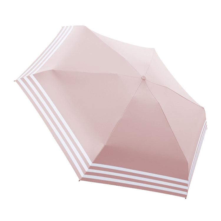 Vinyl 6 Bone Portable All-weather Mini Sunshade Umbrella