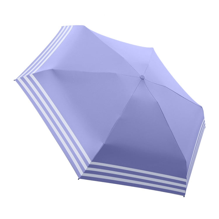 Vinyl 6 Bone Portable All-weather Mini Sunshade Umbrella