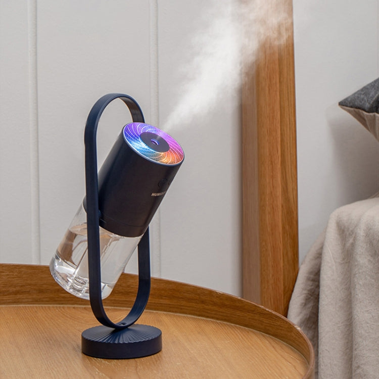200ML Magic Projection Anion Air Humidifier Essential Oil Diffuser Cool Mist Air Purifier with 7 Color Lights