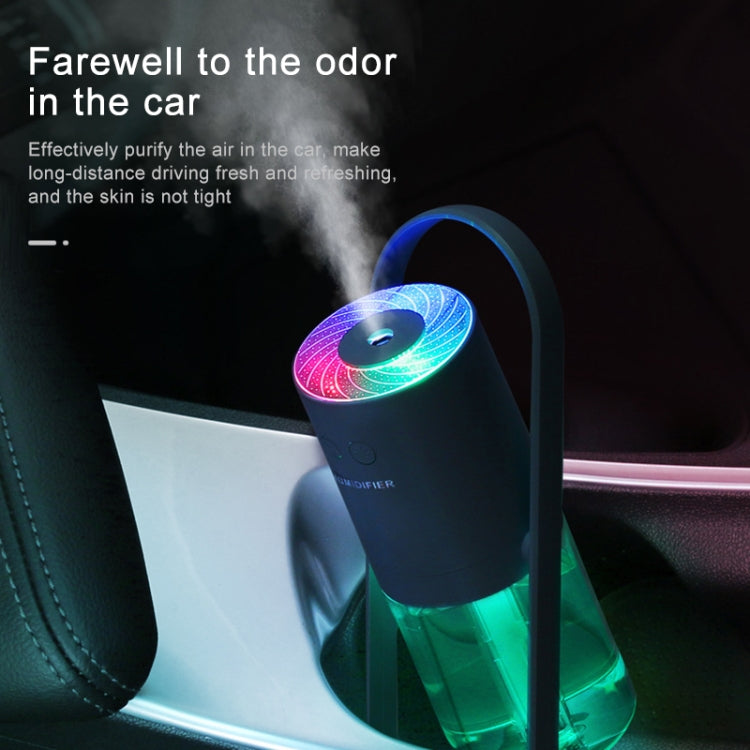 200ML Magic Projection Anion Air Humidifier Essential Oil Diffuser Cool Mist Air Purifier with 7 Color Lights