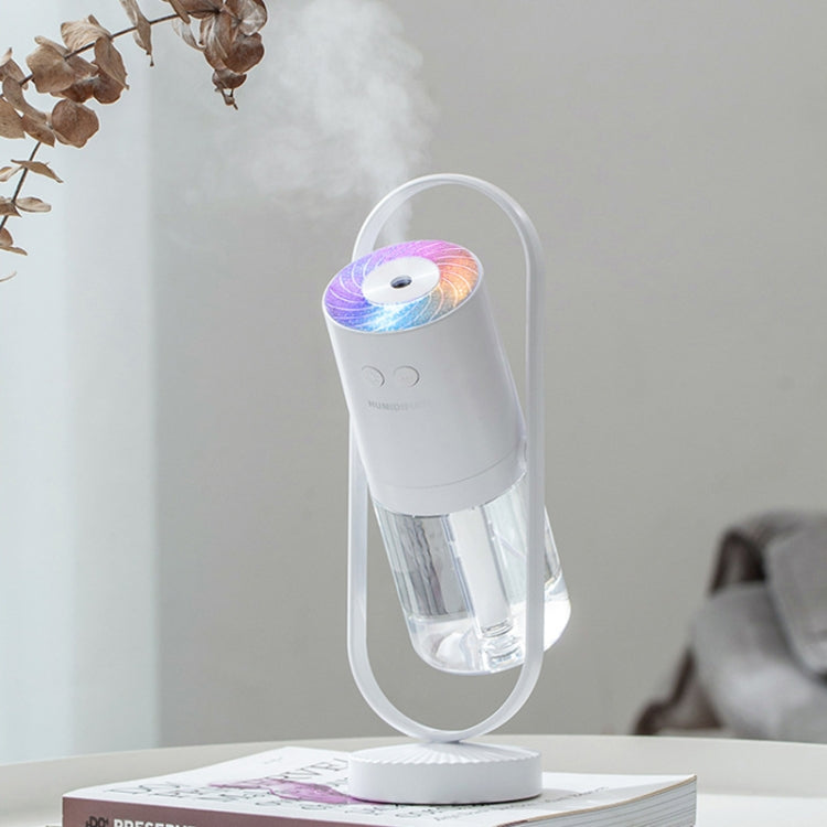 200ML Magic Projection Anion Air Humidifier Essential Oil Diffuser Cool Mist Air Purifier with 7 Color Lights