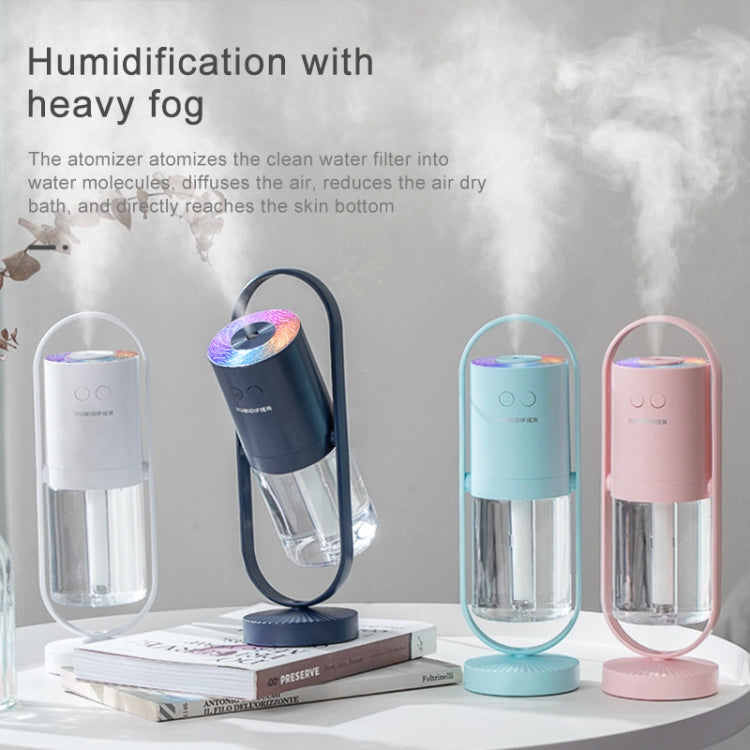 200ML Magic Projection Anion Air Humidifier Essential Oil Diffuser Cool Mist Air Purifier with 7 Color Lights