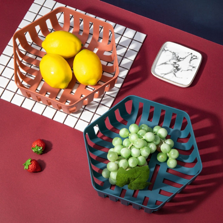 3 PCS Fruit Basket Living Room Snack Plate Creative Fruit Basin Home Kitchen Drain Basket