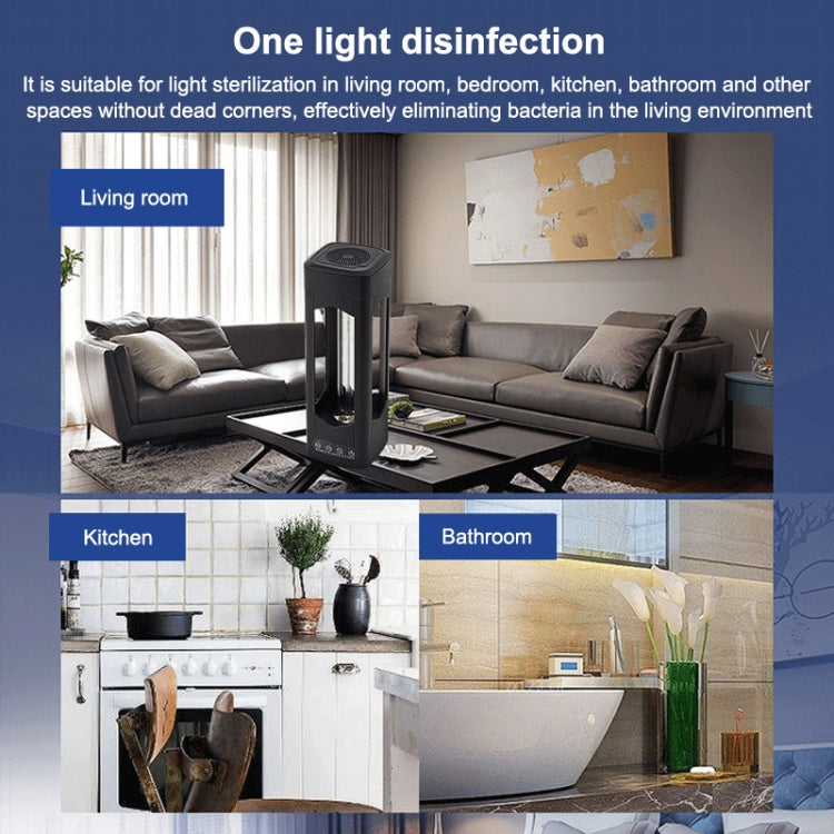 Remote Control 30W Ultraviolet Disinfection Lamp Fan Air Purifies Sterilization Lamp