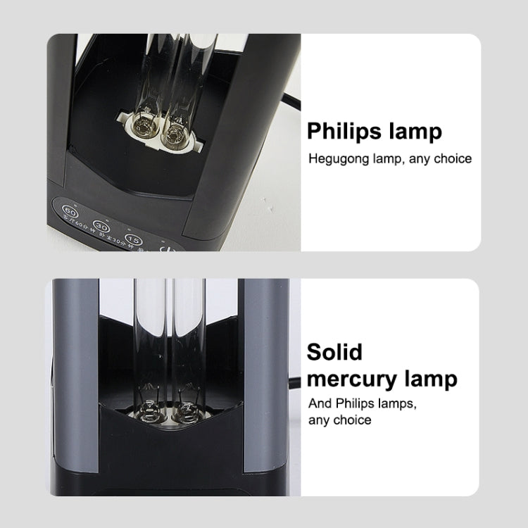 Remote Control 30W Ultraviolet Disinfection Lamp Fan Air Purifies Sterilization Lamp