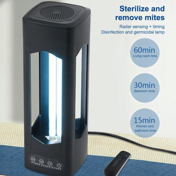 Remote Control 30W Ultraviolet Disinfection Lamp Fan Air Purifies Sterilization Lamp
