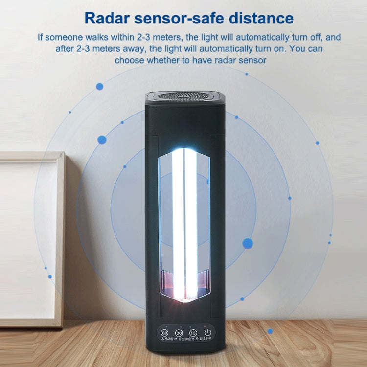 Remote Control 30W Ultraviolet Disinfection Lamp Fan Air Purifies Sterilization Lamp
