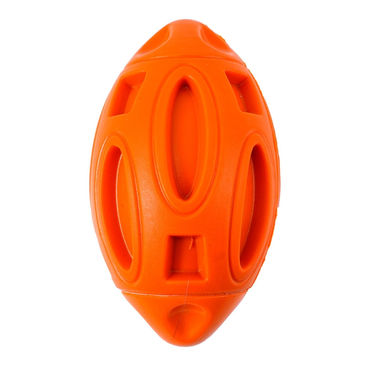 Pet Toy Rugby Rubber Wear-Resistant Bite Ball Toy