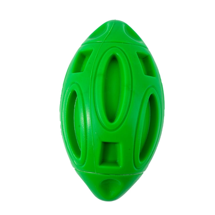 Pet Toy Rugby Rubber Wear-Resistant Bite Ball Toy