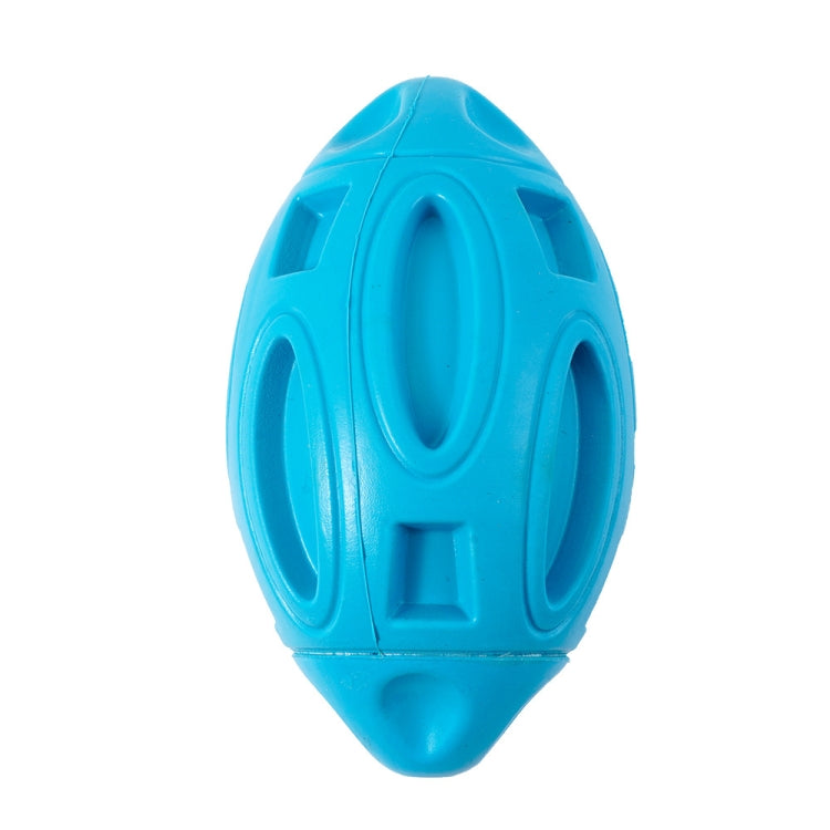 Pet Toy Rugby Rubber Wear-Resistant Bite Ball Toy