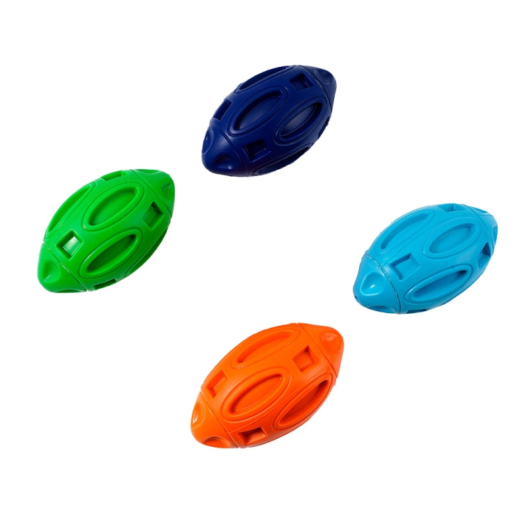 Pet Toy Rugby Rubber Wear-Resistant Bite Ball Toy