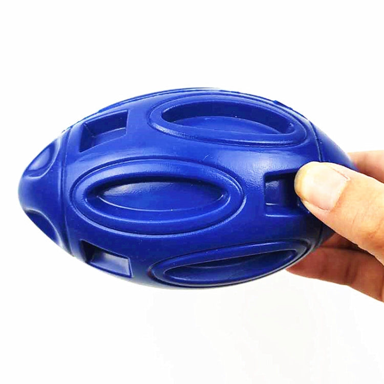 Pet Toy Rugby Rubber Wear-Resistant Bite Ball Toy