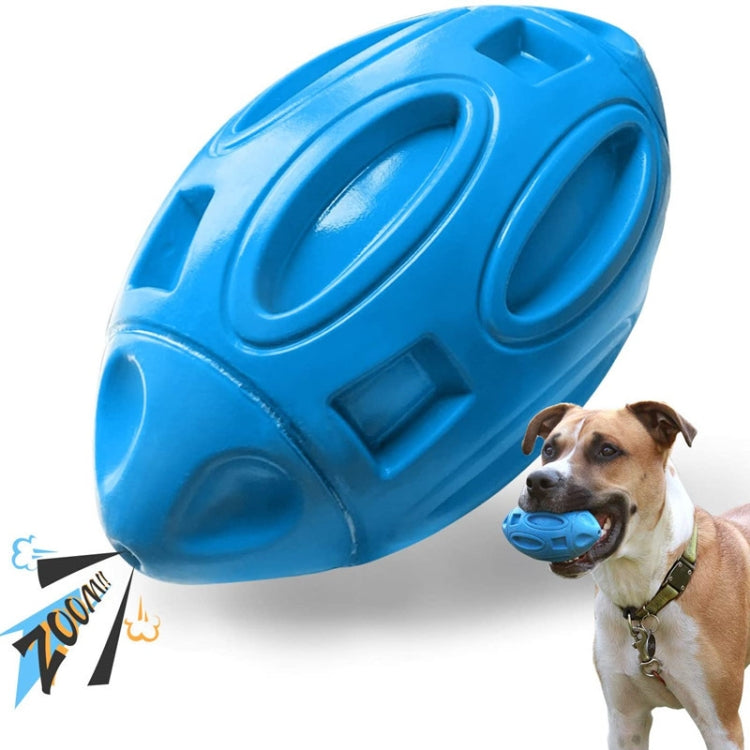 Pet Toy Rugby Rubber Wear-Resistant Bite Ball Toy