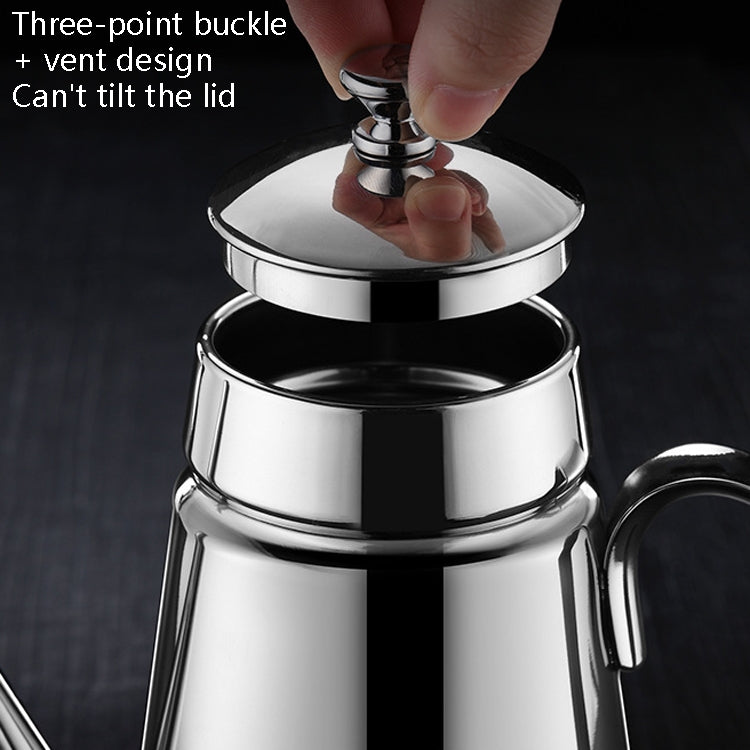SSGP 304 Stainless Steel Oil Pot Kitchen Home Milk Tea Pot Kettle, Capacity:700ml
