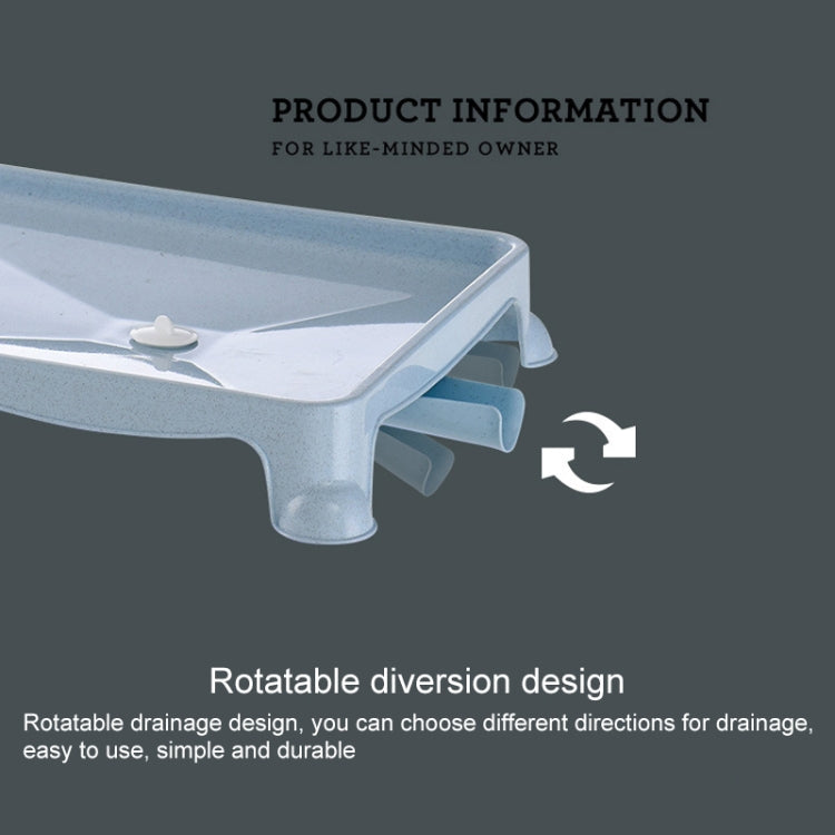 Multifunctional Kitchen Tableware Bowls Chopsticks Storage Box Large Double-layer Drain Rack With Lid