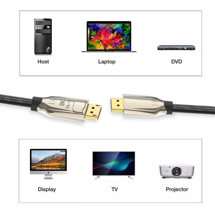 1m 1.4 Version DP Cable Gold-Plated Interface 8K High-Definition Display Computer Cable