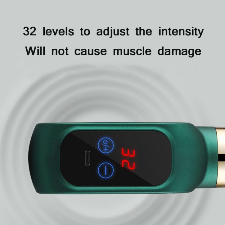Mini Fascia Massager Pulse Micro-Current Physiotherapy Muscle Cervical Spine Massage Equipment, Specification:LCD Version