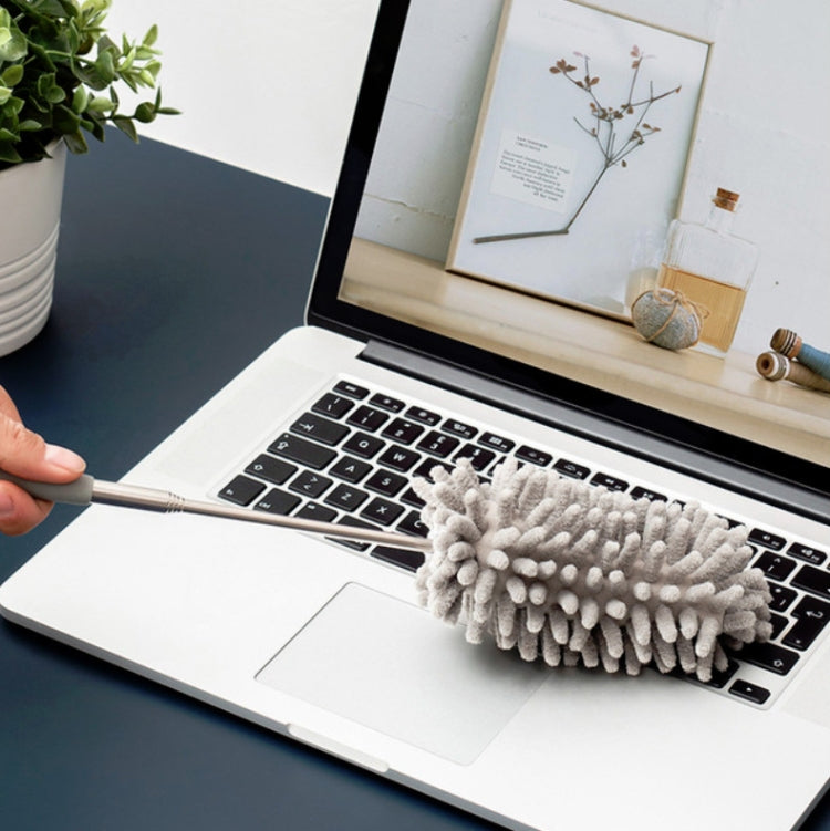 4 PCS Electrostatic Dust Removal Feather Duster Household Retractable Bending Dust Removal Cleaning Brush Random Color