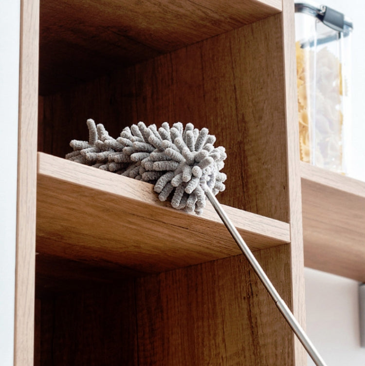 4 PCS Electrostatic Dust Removal Feather Duster Household Retractable Bending Dust Removal Cleaning Brush Random Color