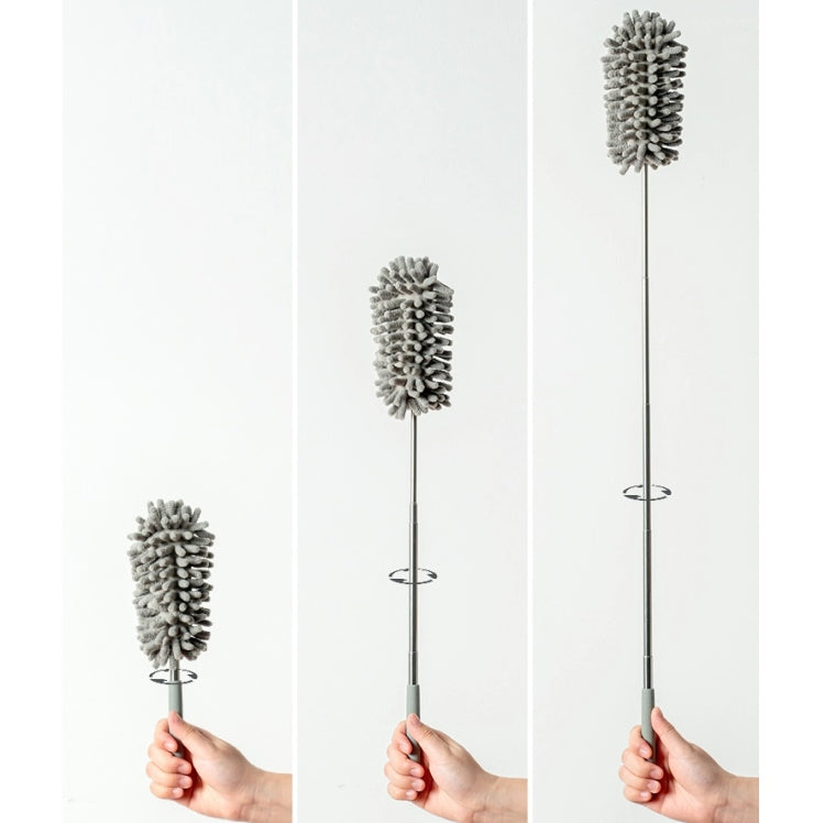 4 PCS Electrostatic Dust Removal Feather Duster Household Retractable Bending Dust Removal Cleaning Brush Random Color