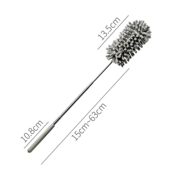 4 PCS Electrostatic Dust Removal Feather Duster Household Retractable Bending Dust Removal Cleaning Brush Random Color