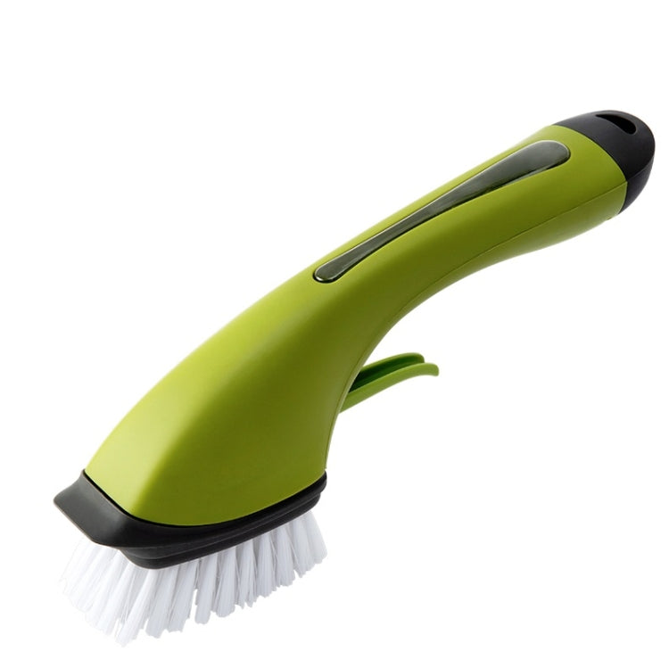 Long Handle Pot Brushes Automatically Add Dishwashing Detergent Tiles Water Spray Cleaning Brushes