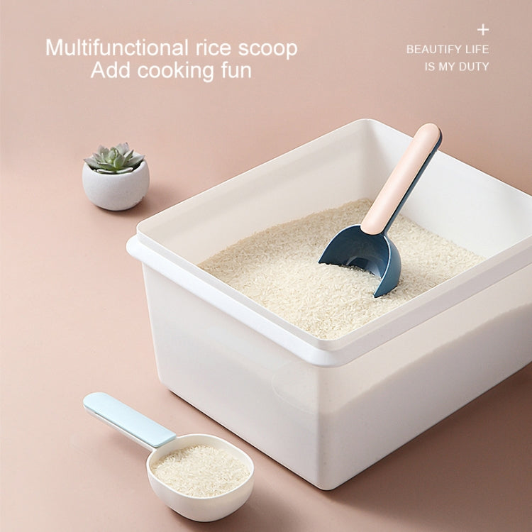 5 PCS Kitchen Multifunctional Plastic Scoop Rice Spoon Household Measuring Spoon Random Color Delivery