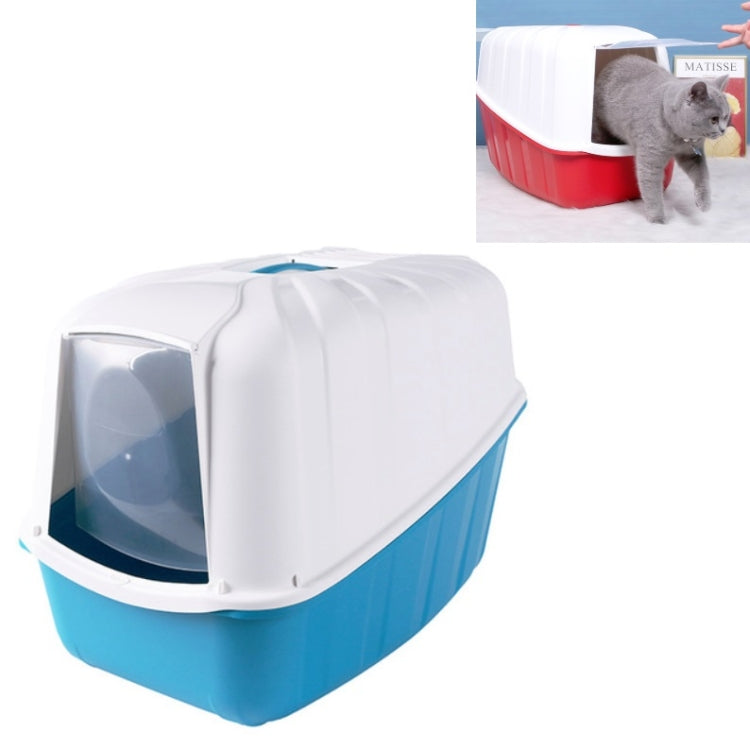 Cat Litter Box Fully Enclosed Anti-Splashing Cat Toilet Deodorant Pet Supplies