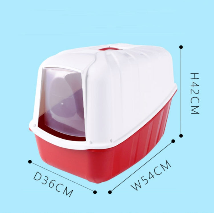 Cat Litter Box Fully Enclosed Anti-Splashing Cat Toilet Deodorant Pet Supplies
