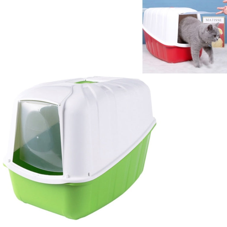 Cat Litter Box Fully Enclosed Anti-Splashing Cat Toilet Deodorant Pet Supplies
