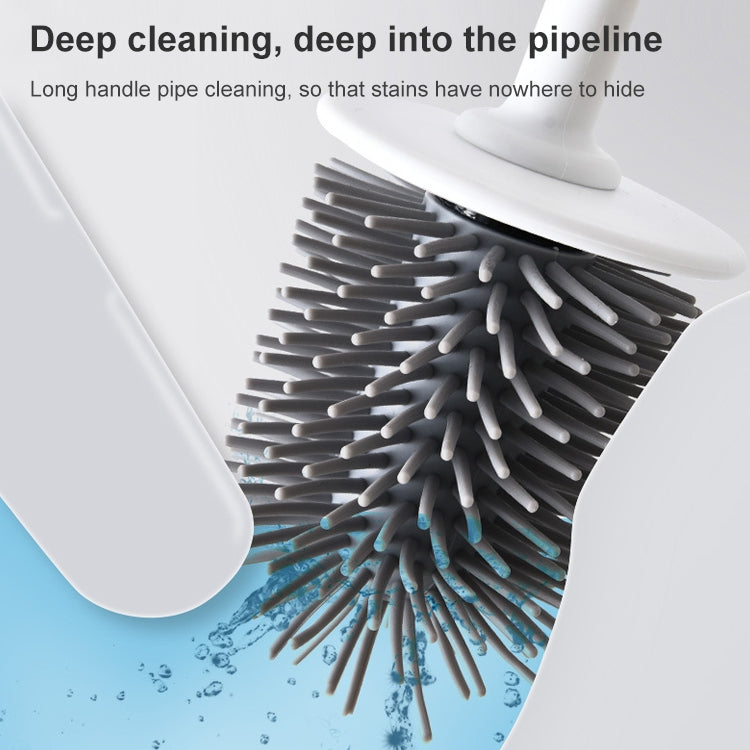 Household Punch-free Wall-hung Toilet Without Dead Corner Long Handle Toilet Brush
