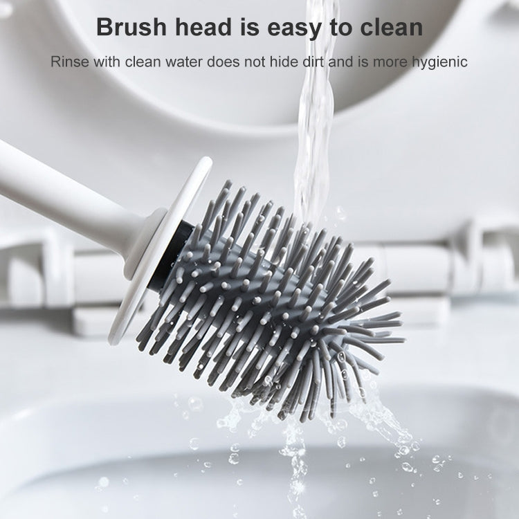 Household Punch-free Wall-hung Toilet Without Dead Corner Long Handle Toilet Brush