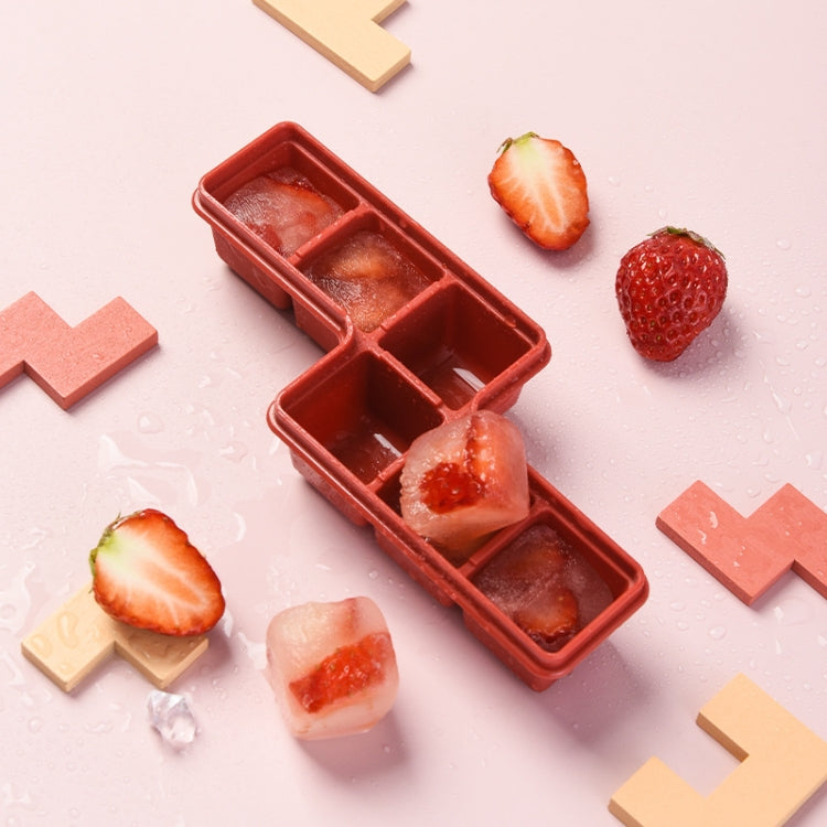 Homemade Building Blocks Style Ice Lattice Mini Creative Silicone Frozen Ice Cube Mould