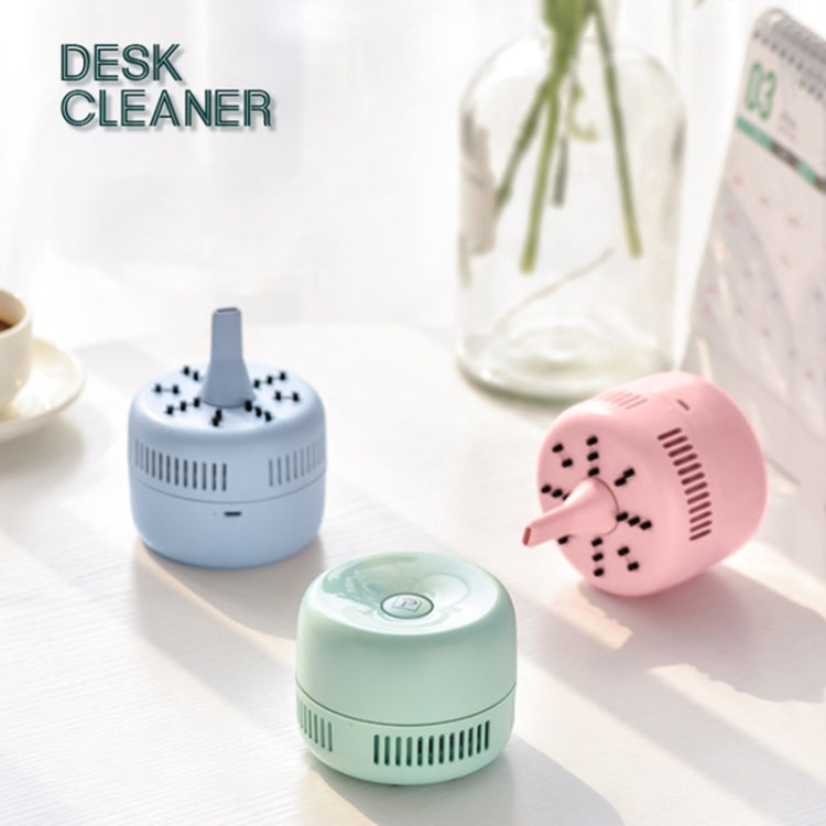 Portable Mini Vacuum Cleaner Desktop Debris Cleaning Student Charging Wireless Handheld Keyboard Cleaner(Pink)