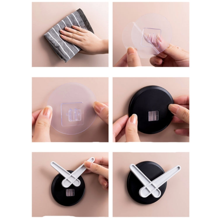 3 PCS Punch-Free Hook Adhesive Home Strong Bathroom Wall Door Key Decoration Sticky Hook