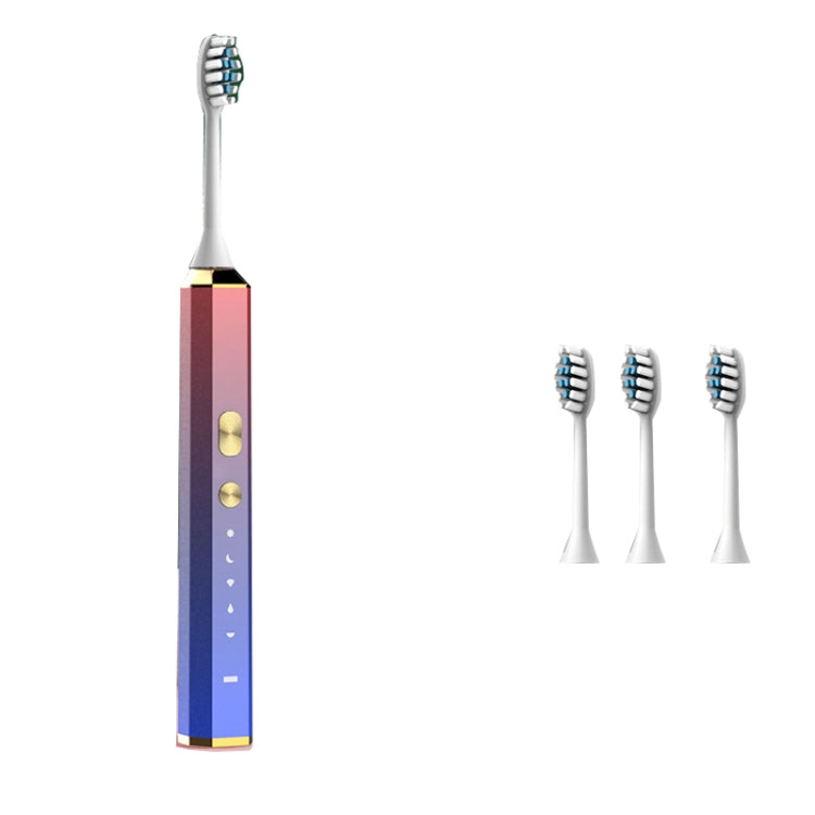 V6 Adult Magnetic Levitation Sonic Household Smart Electric Toothbrush Couple Soft Toothbrush, Style: Charge Model