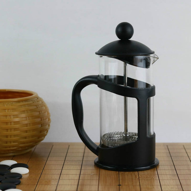 High Borosilicate Coffee Filter Pot Brewing Teapot Hand Punch Coffee Pot Milk Frother, Specification:350ml
