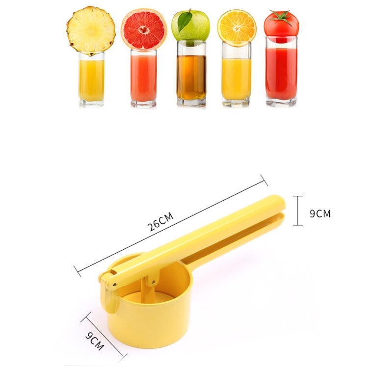 Kitchen Aluminum Alloy Manual Juice Potato Mashing Mud Crusher Lemon Fruit Juicer