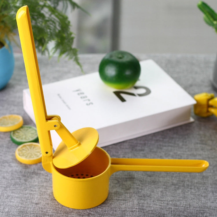 Kitchen Aluminum Alloy Manual Juice Potato Mashing Mud Crusher Lemon Fruit Juicer