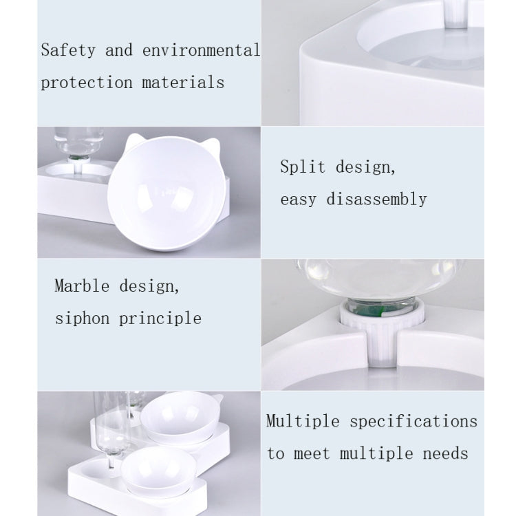 Pet Bowl Anti-tipping Automatic Drinking Water Feeding Bowl, Size:Large