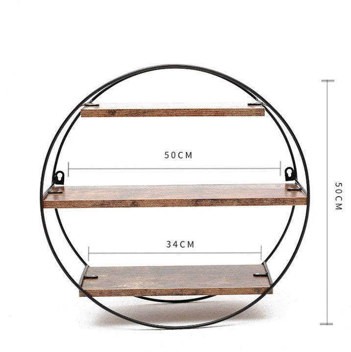 Home Living Room Wall Hanging Display Rack Wall Capboard Shelves, Size:50x50CM
