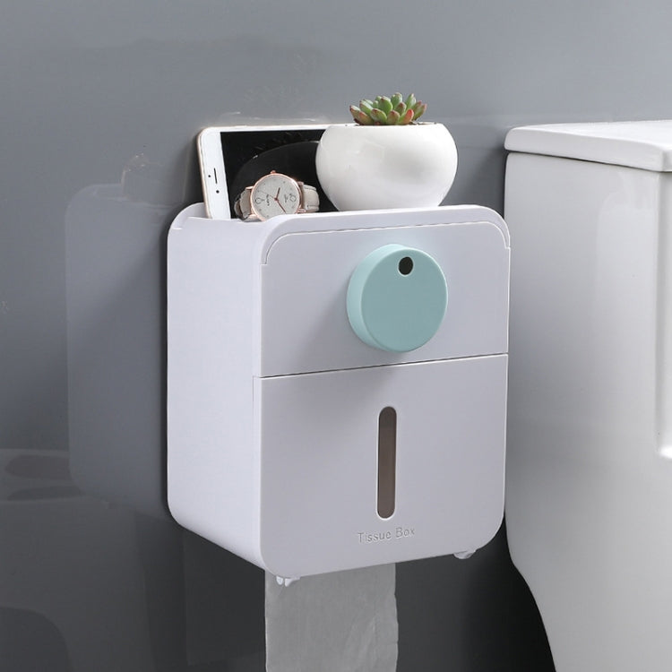 Toilet Tissue Box Wall-Mounted Waterproof Paper Box