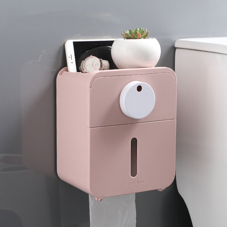 Toilet Tissue Box Wall-Mounted Waterproof Paper Box